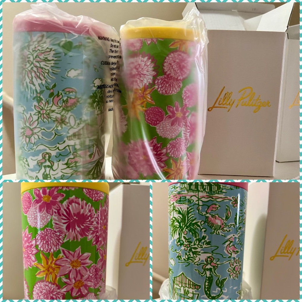 Lilly Pulitzer Insulated Can Cooler SET OF 2